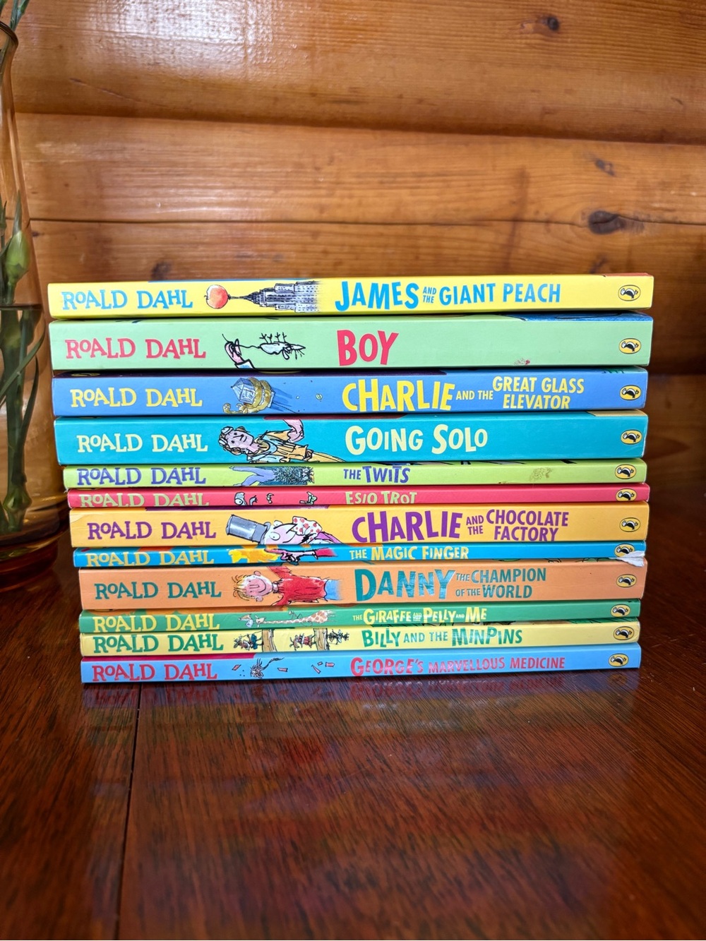Roald Dahl 12 Book Collection Lot Puffin Classics Children's Chapter Books